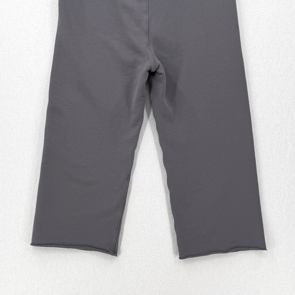 FRANK & EILEEN Catherine Sweatpants Women Medium Gray Cropped Wide Leg - Picture 9 of 16